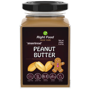 Gingerbread Peanut Butter Urbech 240g | Keto Butter | No Sugar Added | Vegetable Protein | Vegan Superfood