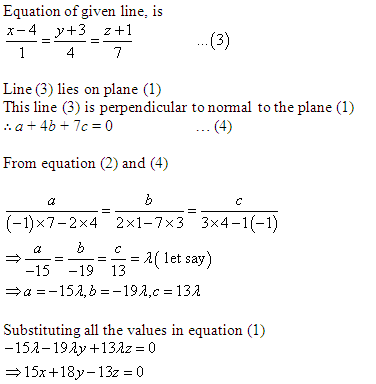 Find The Cartesian Equation Of