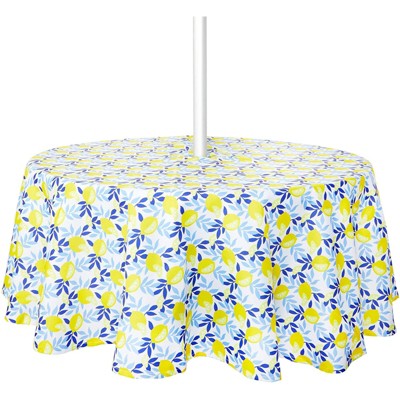 Okuna Outpost Lemon Round Tablecloth