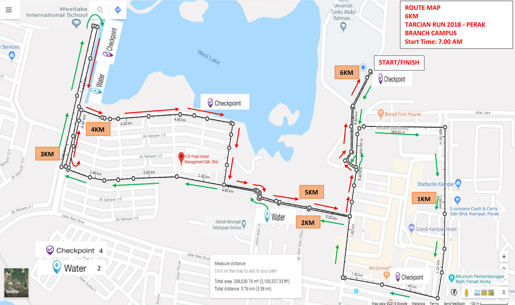 Home tarc campus connector map+flyer. Tunku Abdul Rahman University College Tarcian Run 2019