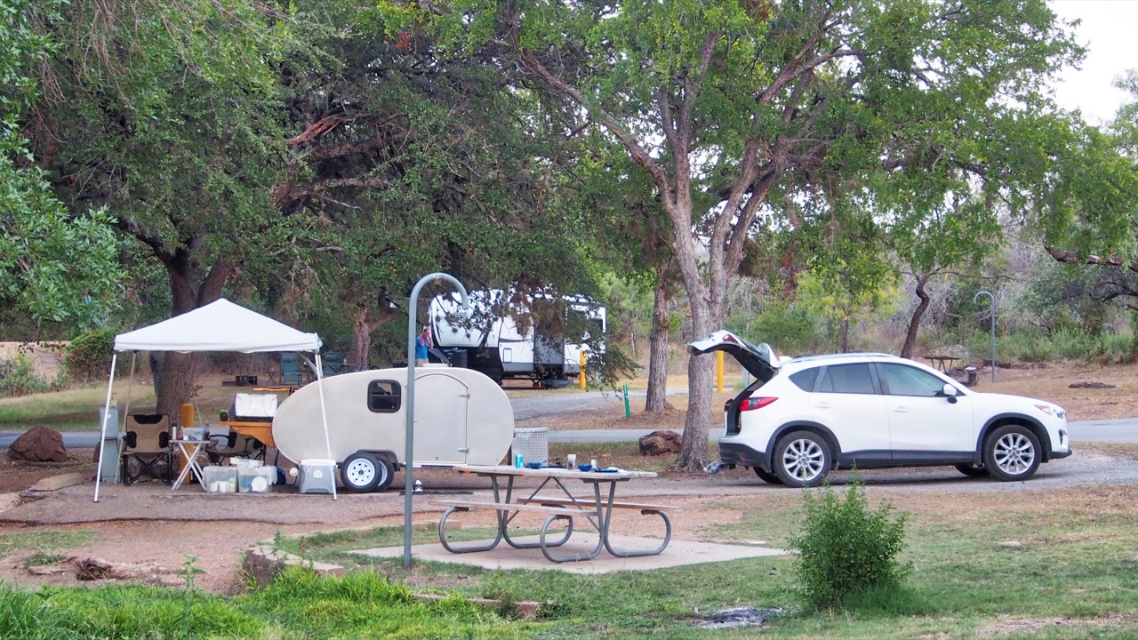 photo of Inks Lake camp site