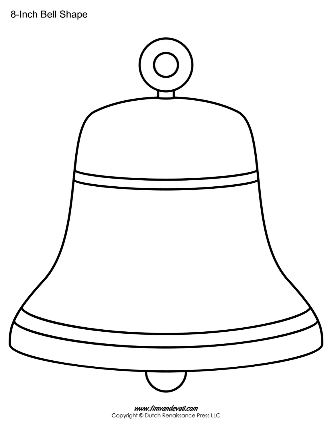 Free Printable Bell Template