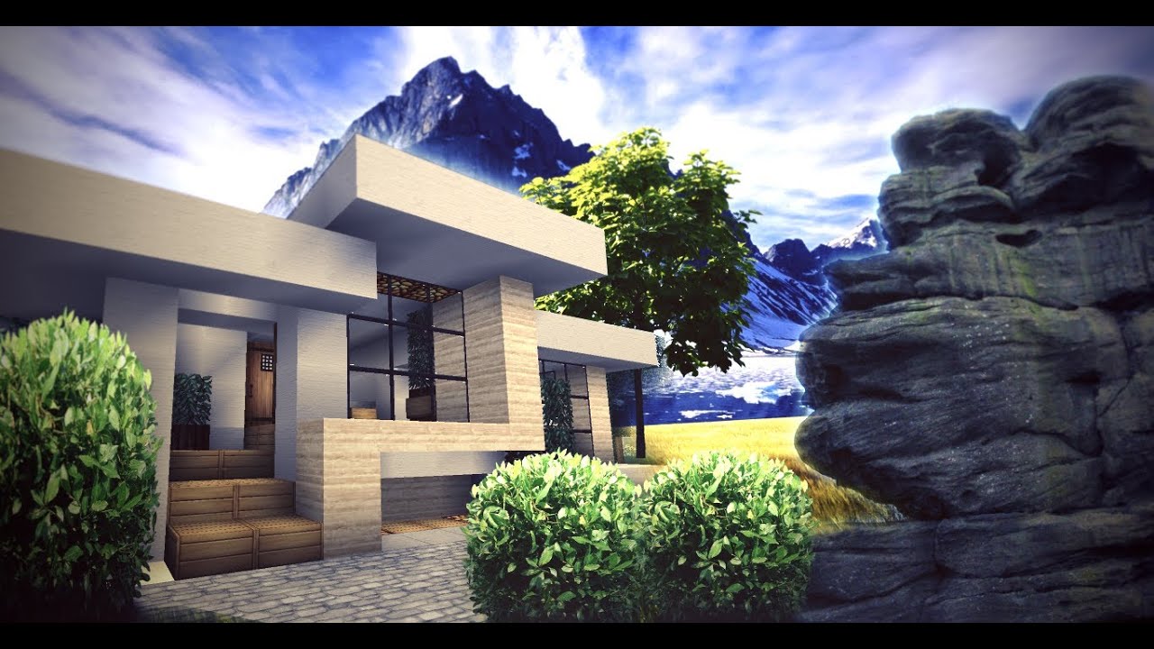 Minecraft - Small Modern House - YouTube