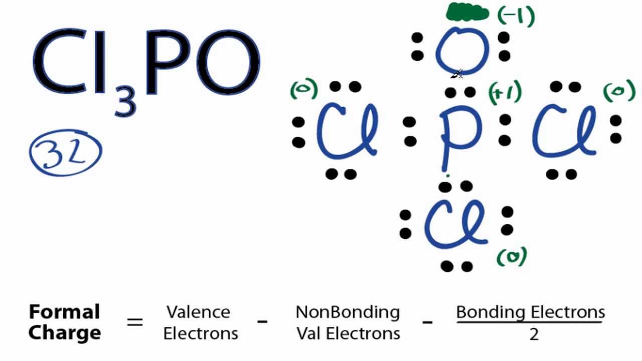 Cl3PO Lewis Structure: How to Draw the Lewis Structure for Cl3PO - YouTube