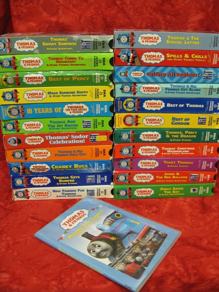 Lot Vhs Video Tapes Thomas Friends Tank Engine Train Dvd Photos | Sexiz Pix