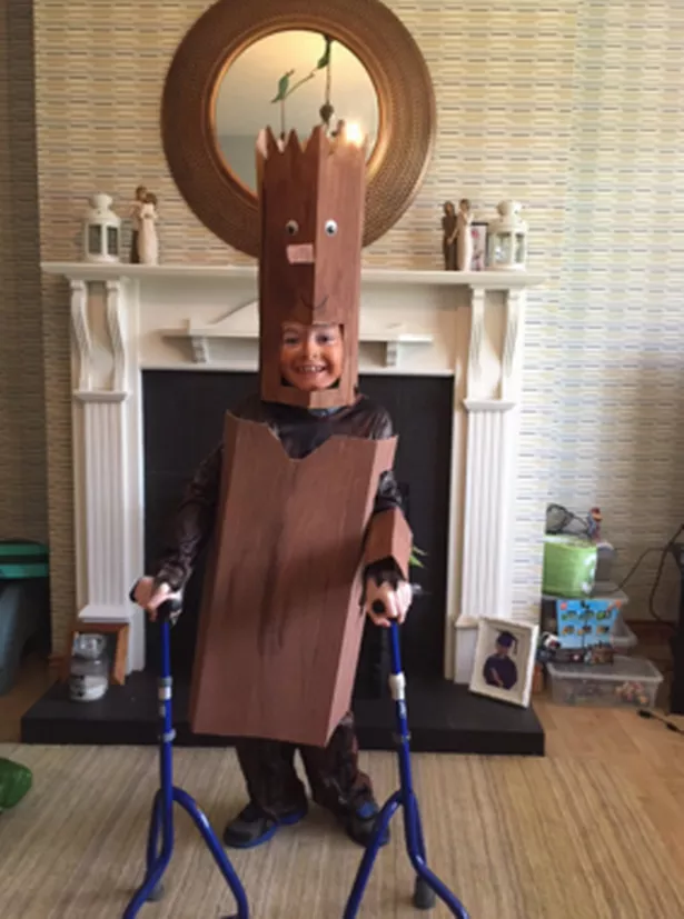 World Book Day: Wee Oliver's brilliant 'Stickman' costume will be tough ...