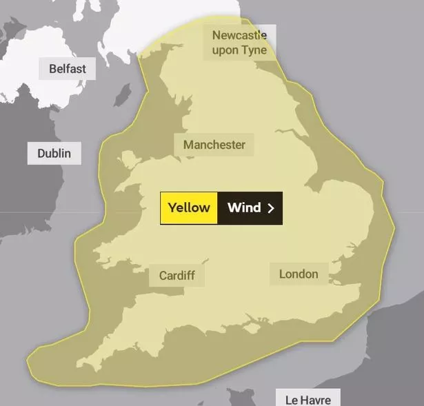 Windy weather warning in North East on Boxing Day as 80mph gales ...