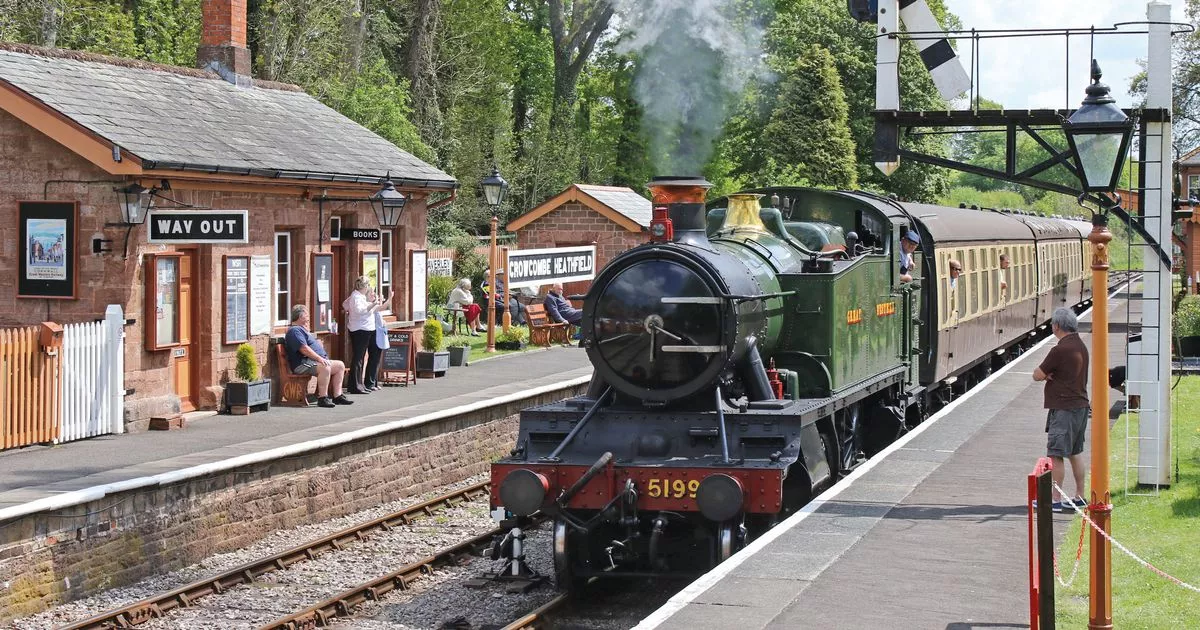 The steam train attraction with stunning countryside rides, afternoon ...