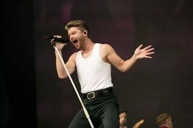 David Whelan of Wild Youth performs live at Electric Picnic 2022 at Stradbally Hall Estate on September 04, 2022 in Laois, Ireland