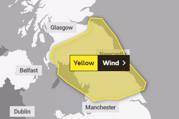 Weather warning as 'swathe of strong winds' batter Yorkshire bringing ...