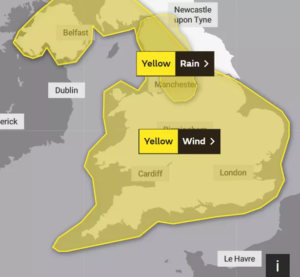 Storm Franklin: Met Office's hour-by-hour Kent forecast for Dover ...