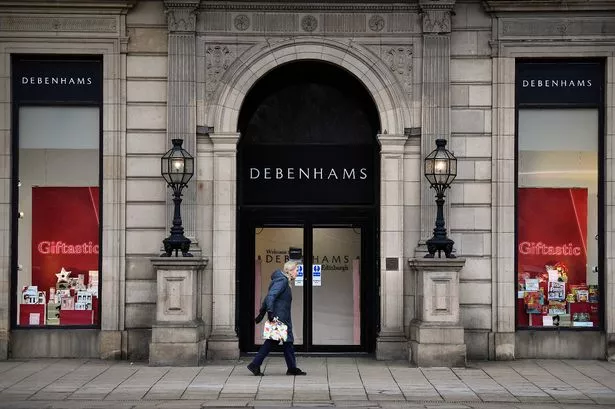 Debenhams store front