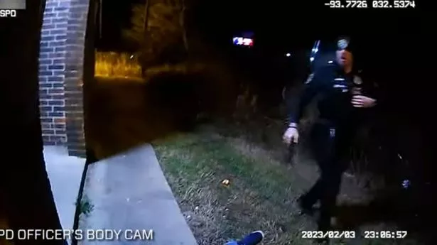 An image of Police Officer Alexander Tyler after shooting Alonzo Bagley