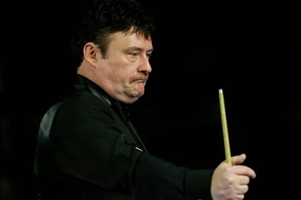 Jimmy White in action during the first round at the 2013 UK Championship