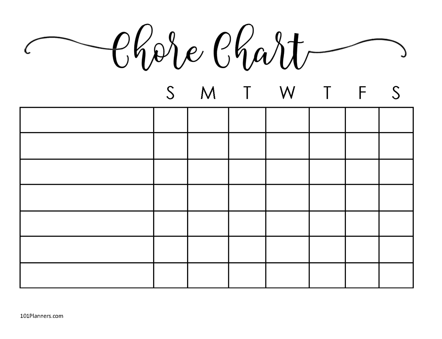 Create A Free Printable Chore Chart - Templates Printable Download