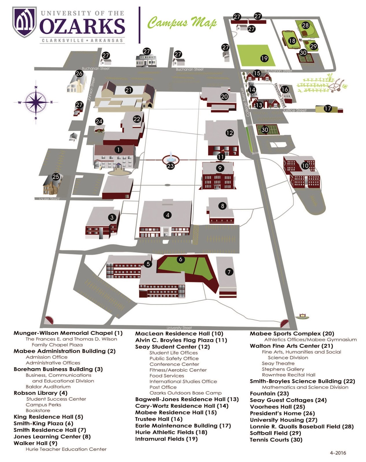 College Of The Ozarks Map 2018 Summer Camp Meeting