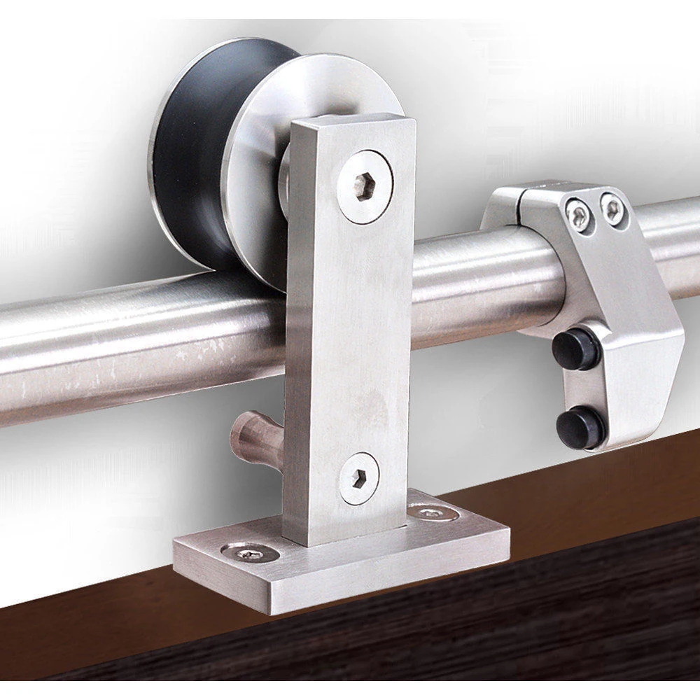 Top Mount Stainless Steel Sliding Barn Door Hardware Sliding Door Set