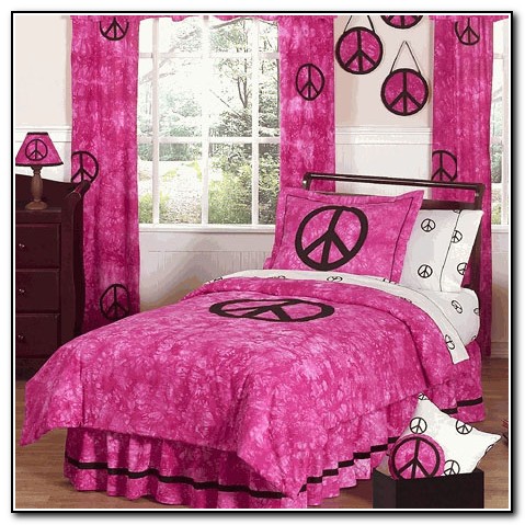 Peace Sign Bedding Queen