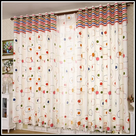 Black Polka Dot Sheer Curtains