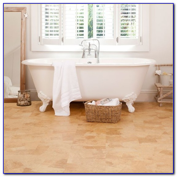 Cork Floor Tiles In Bathroom