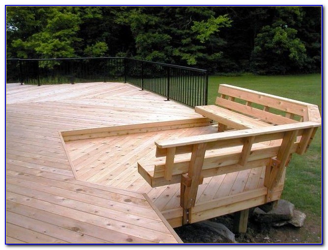 Bench Seating Around Deck