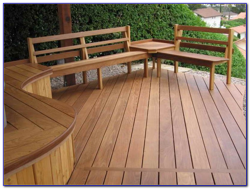 Deck Bench Seating Ideas