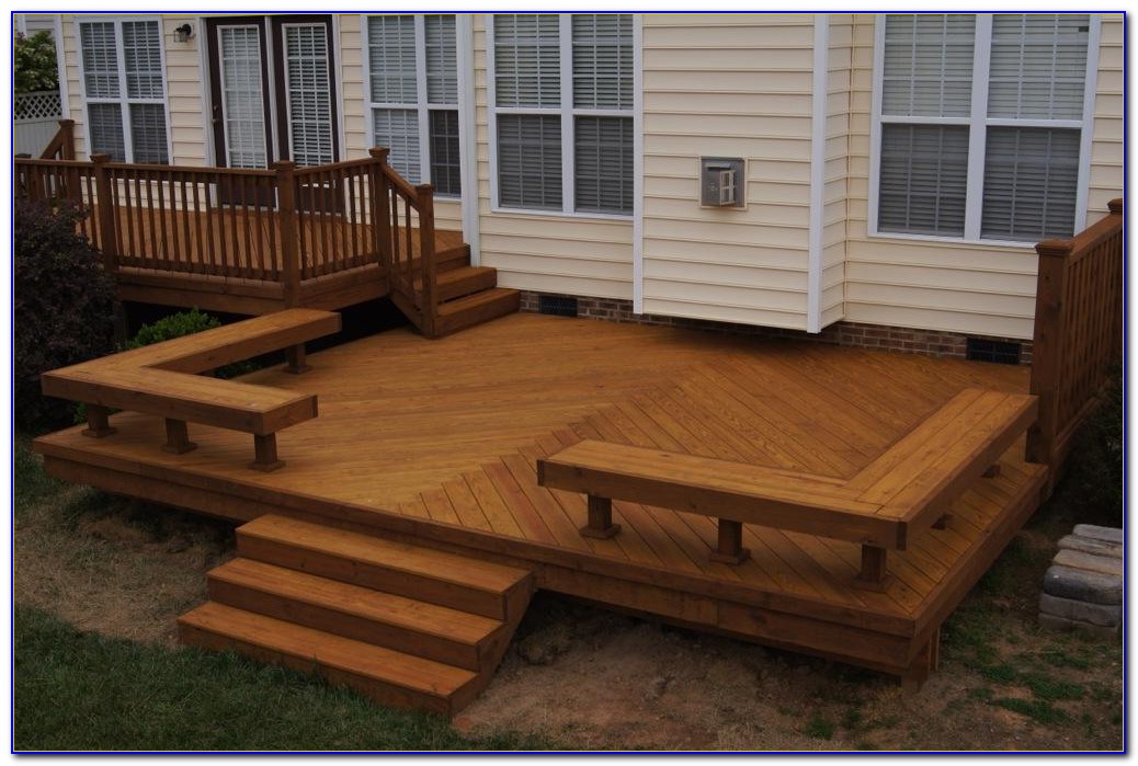 Deck Designs With Bench Seating