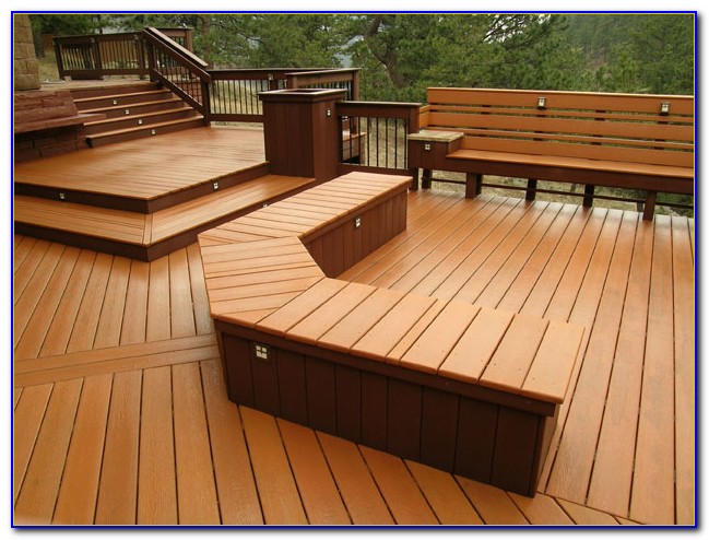 Deck With Built In Bench Seating