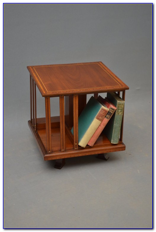 Revolving Bookcase Side Table