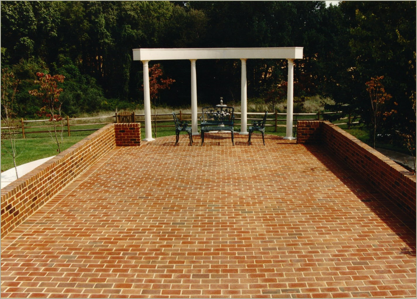 Brick And Stone Patio