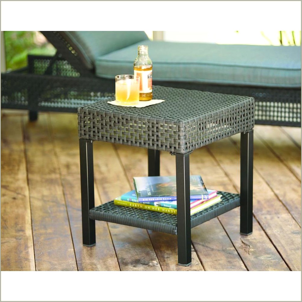 Hampton Bay Belleville Patio Side Table