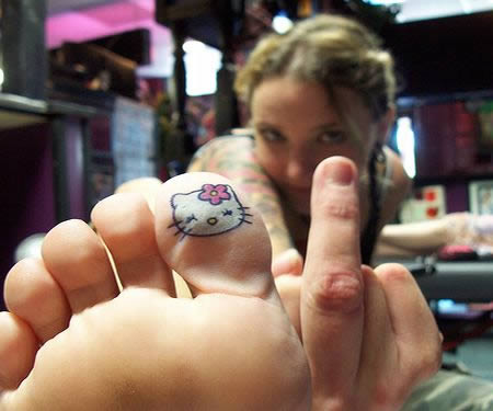 Stunning Under Toe Tattoo  Tattoo Designs for Women