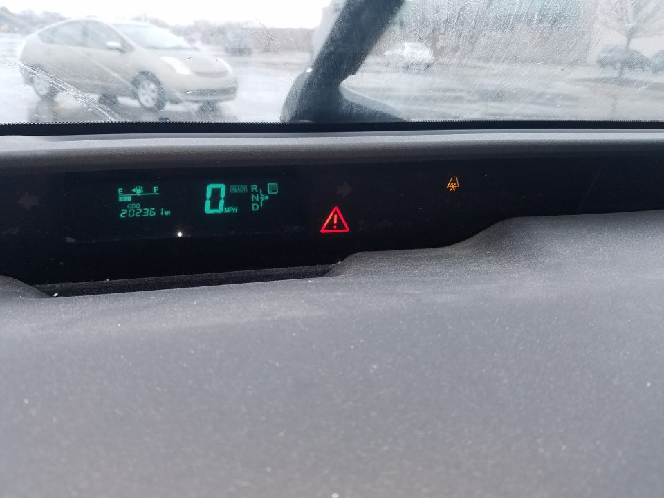 PICS: What do these lights mean on dash (1 is small red triangle