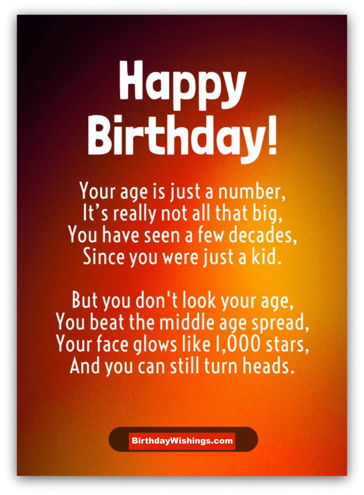 Special Birthday Poem