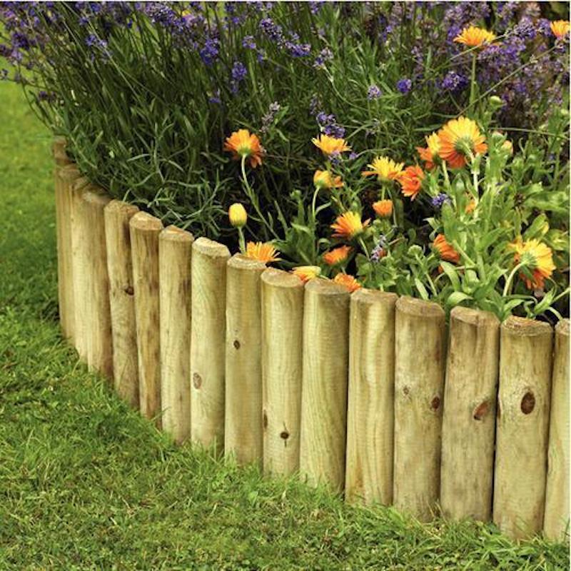 10 Garden Edging Ideas with Wood for an Earthy Garden Garden Lovers Club