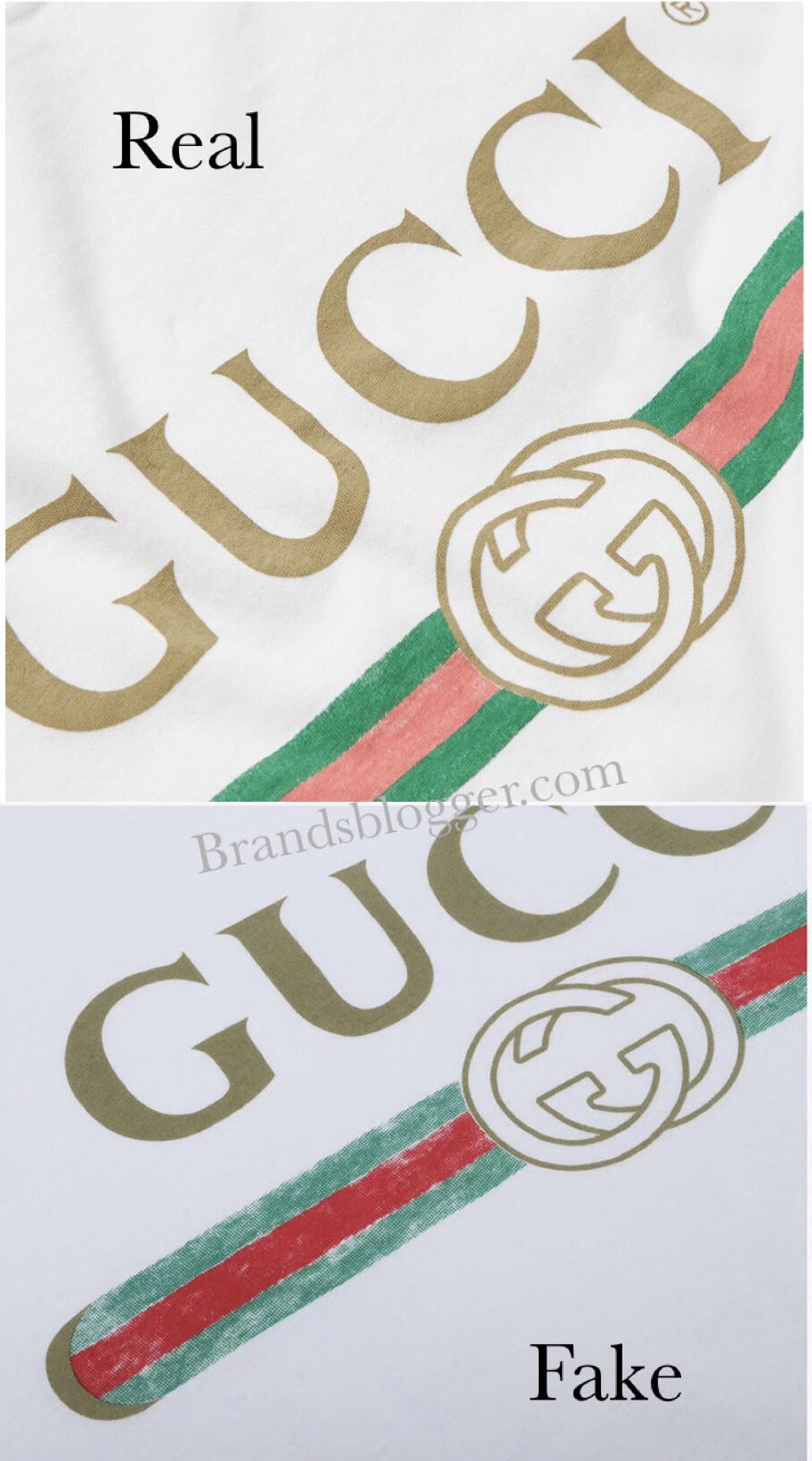 How To Spot A Fake Gucci T-Shirt - Brands Blogger