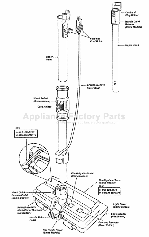 Kenmore 116.26212690 Parts | Vacuum Cleaners