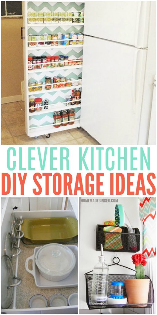 Clever DIY Storage Ideas for the Kitchen