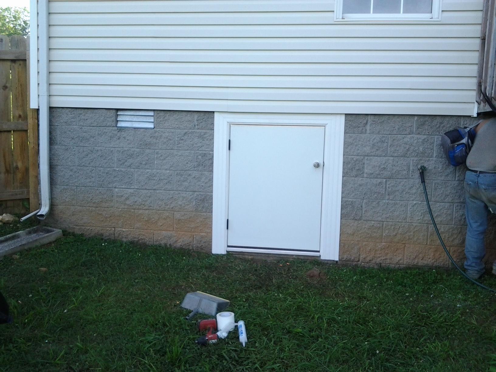 Crawl Space Repair Cleanspace in Chapmansboro, TN Custom Door