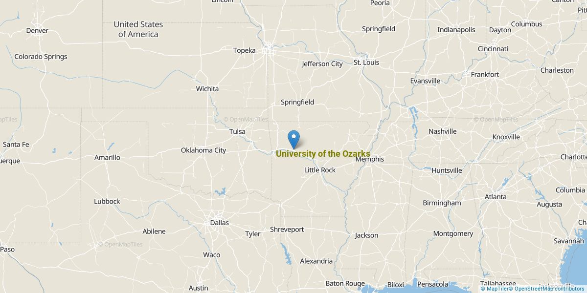 College Of The Ozarks Map University of the Ozarks Overview College Factual