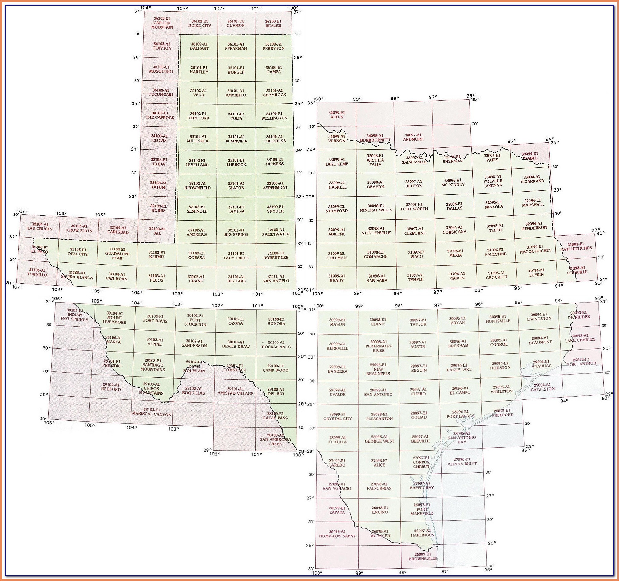 Texas Topo Maps Usgs