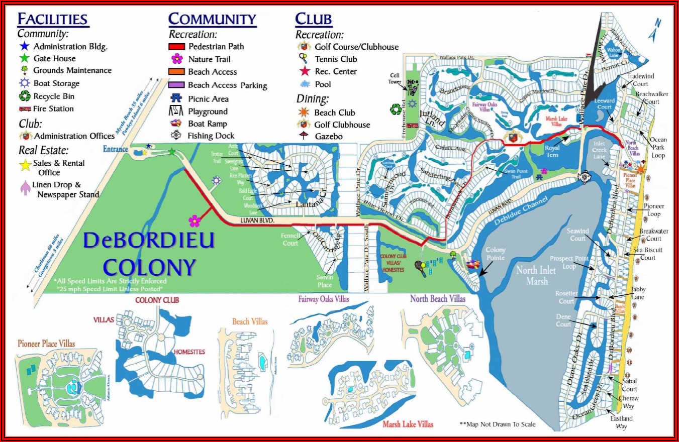 Golf Myrtle Beach Map