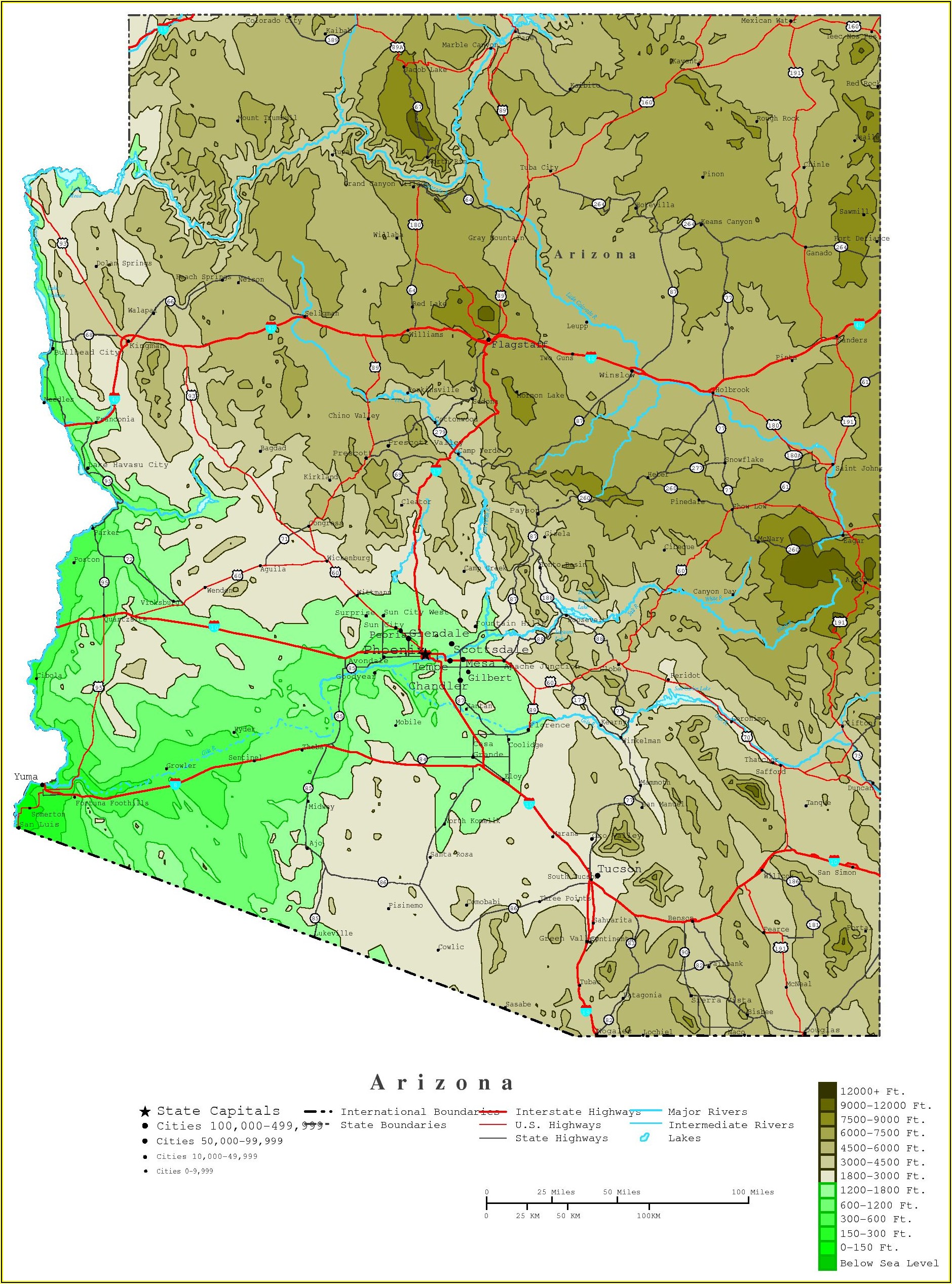 National Geographic Topo Maps Arizona