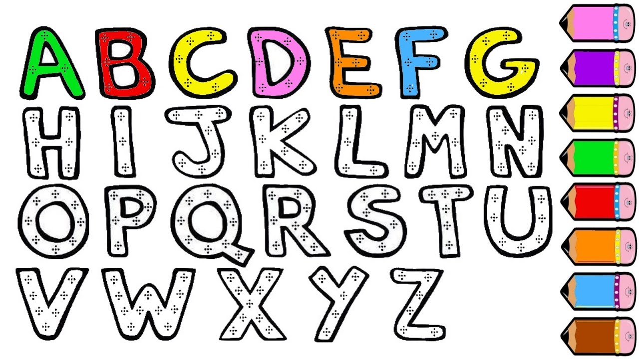 Alphabet Drawing Book Free download on ClipArtMag