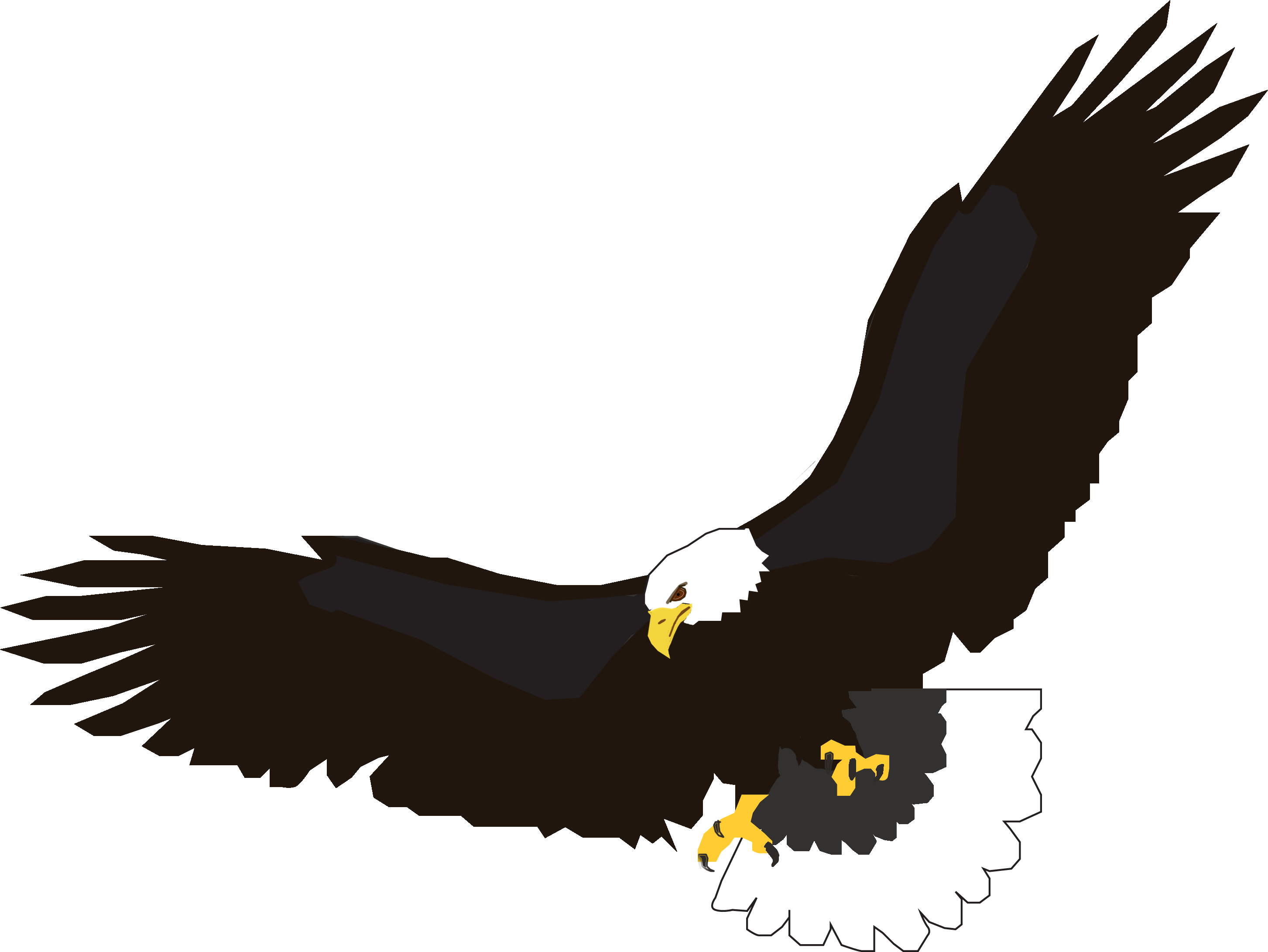 Eagle Wings Drawing Free download on ClipArtMag