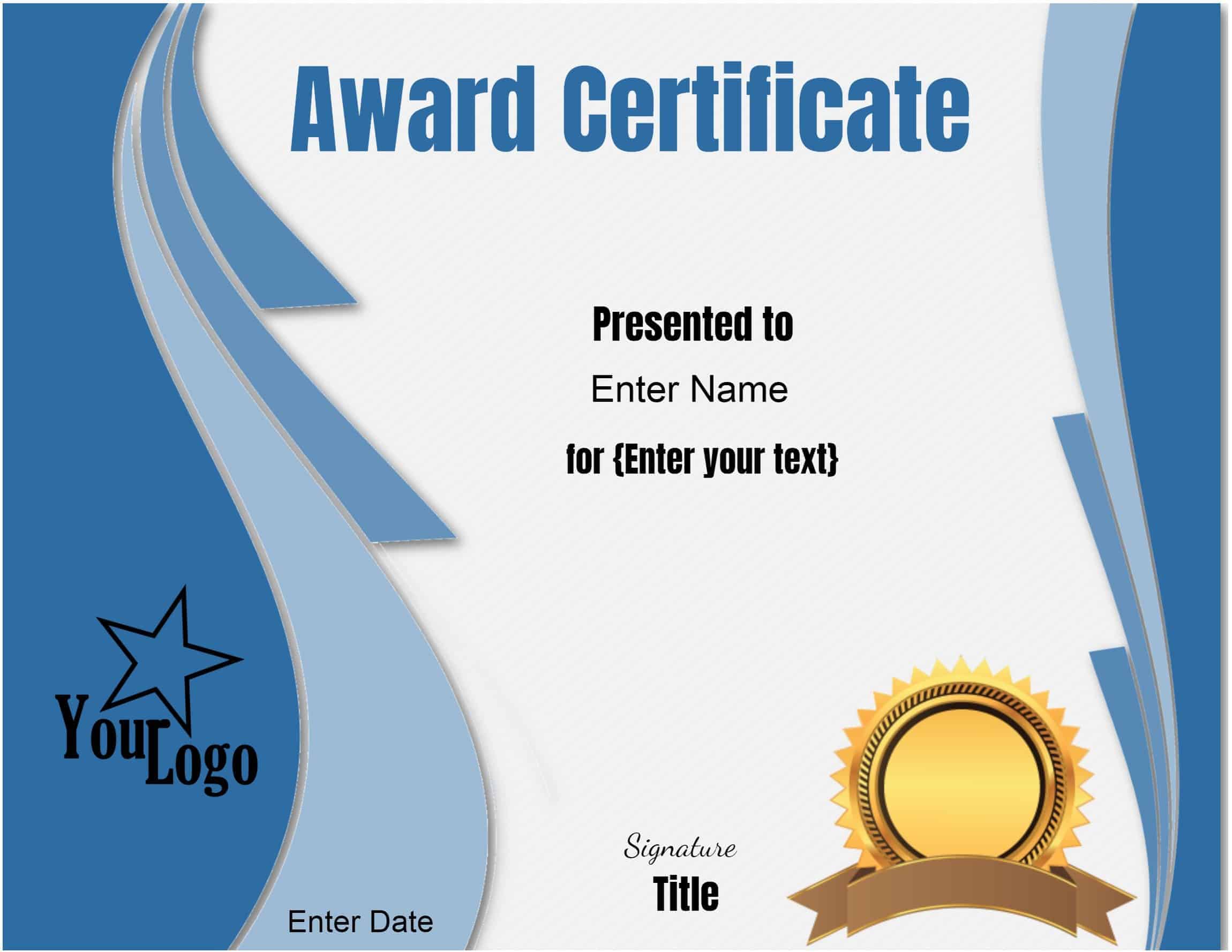 Free Online Printable Certificate Templates - Templates Printable Download