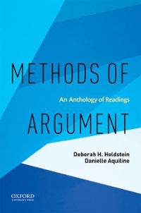 Methods of Argument An Anthology of Readings 1st edition | Rent