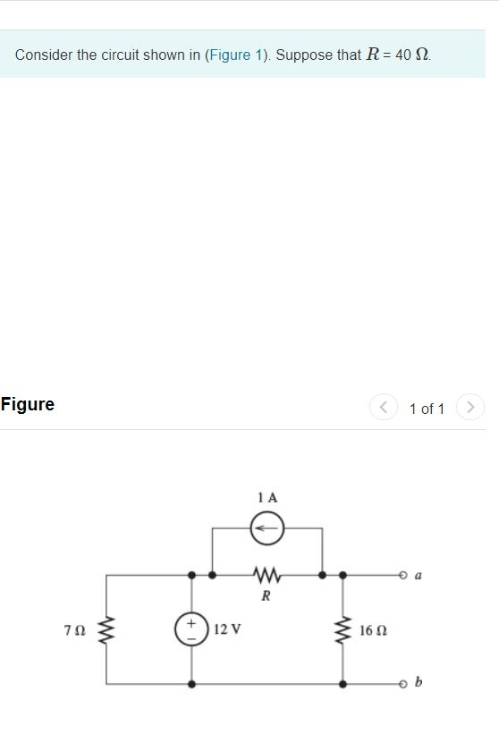 Consider The Circuit Shown In Figure 1