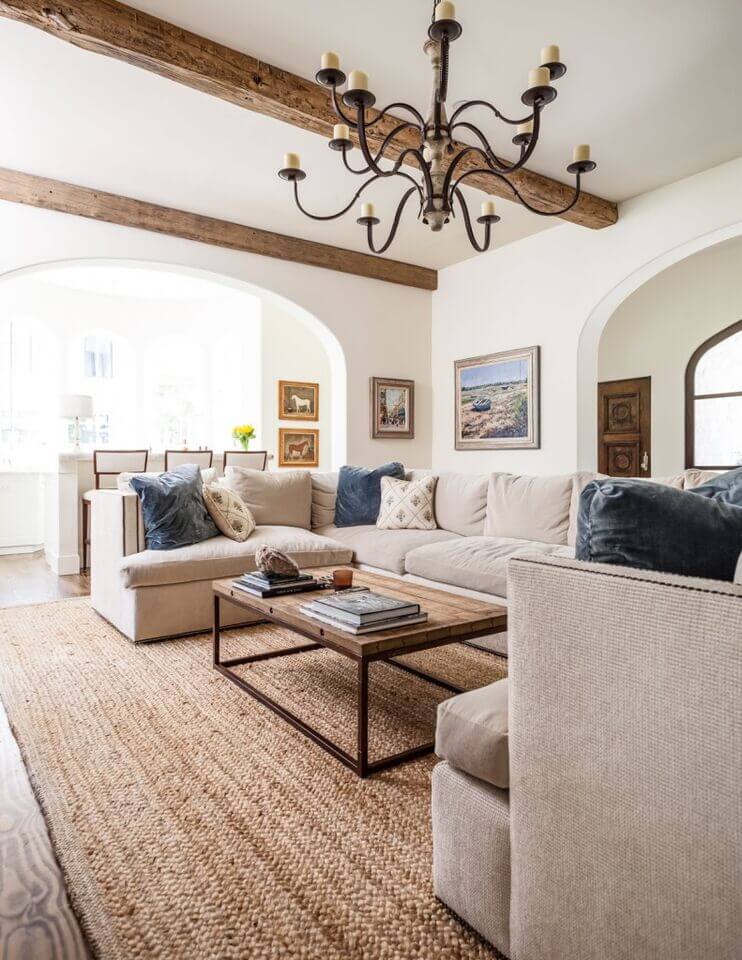 32 Spectacular Living Room Designs with Exposed Beams (PICTURES)