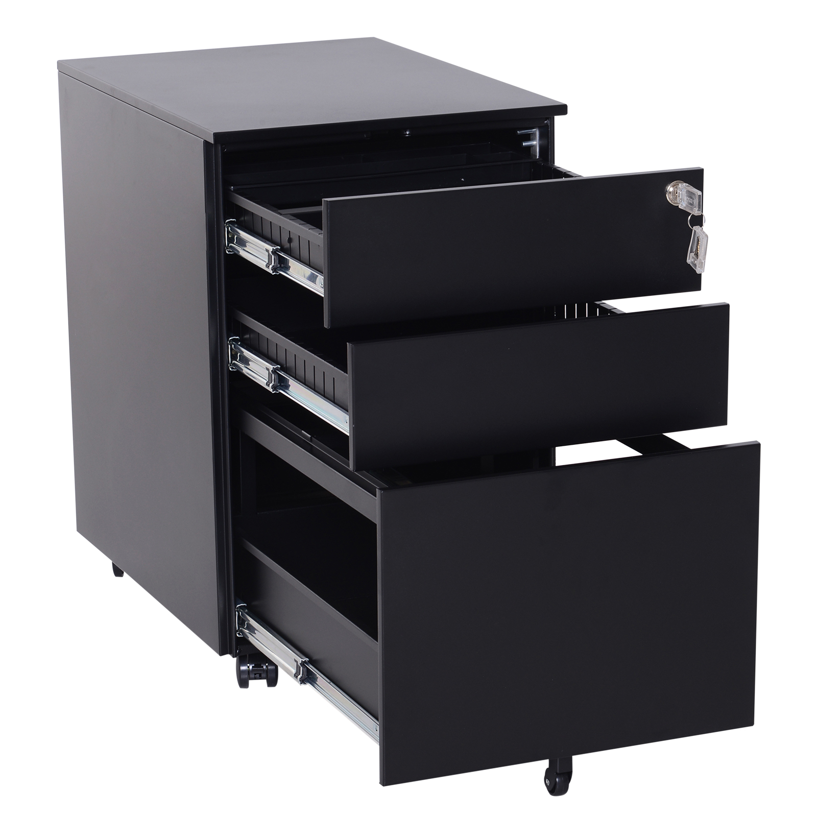 3 Drawer Under Desk File Cabinet